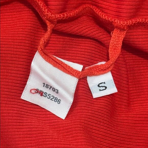 New Enza Costa Blood Orange Silk/Viscose Ribbed Cardigan MidiDress Small Revolve - Picture 11 of 13